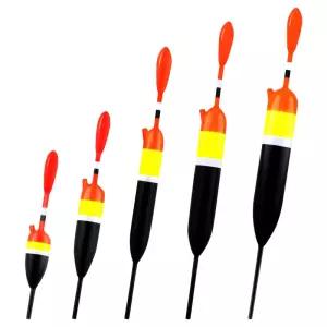 5개입 낚시용 슬립 플로트 ABS 슬라이드 민물용 보버 리그 크래피 팬피쉬 트라우트 배스 월