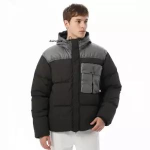 CP COMPANY 고글 다운 자켓 에코 크롬-R 믹스드 미디움