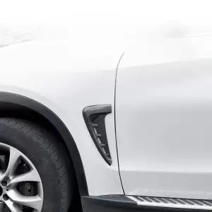BMW X5 F5 204208 M 스포츠 스티커 2PCS 자동차 에어 벤트 커버 트림 패널 프론트 그릴 윙 튜닝 사이드