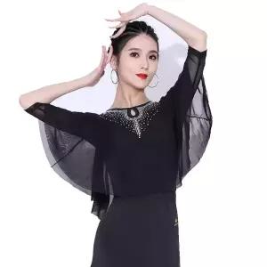스포츠 댄스복 단체복 라인 라틴 왈츠 사교 반팔 여름