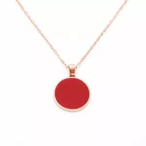 14k 합성산호 1.75cm 라운드 펜던트 OPDJP4237-3 (6357217A)