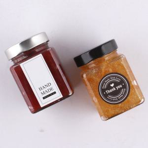 유리병 프리미엄 사각200ml 60개 밀폐유리병 잼병 과일청병 청병 꿀병 젬병