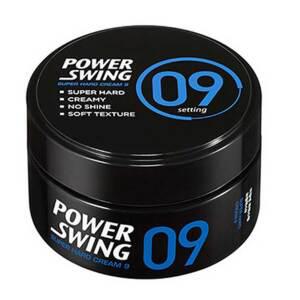 미장센 파워스윙 하드크림9 80g 무광크림 미쟝센 헤어왁스 헤어젤 모발고정제 Power Swing Super hard No Shine Matte 헤어스타일링 남자의 각과 향기