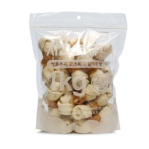 테비 치킨 우유껌 4.5인치(M) 1kg