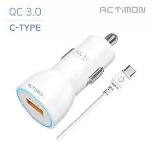 아트박스/엑티몬 차량용 QC 3.0 / 18W 고속 충전기 USB1구(C-TYPE)