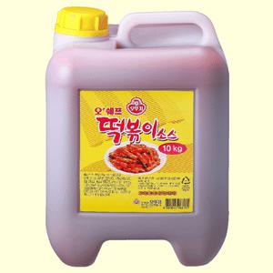 오뚜기 오쉐프 떡볶이소스 10kg 업소용 대용량