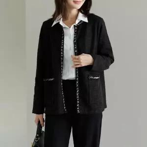 (~110size)에센셜트위드가디건 CAE1016