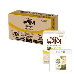 뉴케어 단호박맛 200ml, 24입, 1개 + 증정(위(we)편한영양죽 40g, 1개)