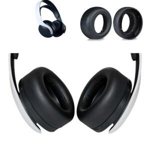 PU 가죽 메모리 폼 이어 패드 쿠션 커버  소니 호환호환 PS5 PULSE 3D 헤드셋 헤드폰 교체 수리 부품  듀얼