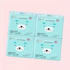 유기농본 뉴본플러스 제조 유기농 순면 생리대 중형 16P 4팩 4650206