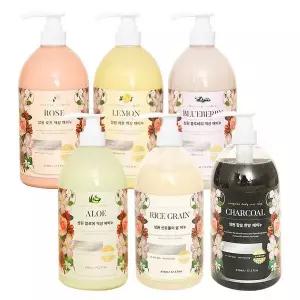 샤워 스크럽 클렌저 목욕 워시 바디 때비누 쌀바디워시 510ml