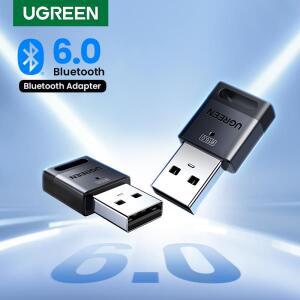 UGREEN USB 블루투스 어댑터, PC Windows 11/10/8.1용 6.0 동글, 키보드/마우스용 수신기 및 송신기