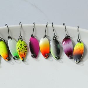 1Pc Peche Leurre Pesca Dohna SPOON 2.8g 30mm  숟가락 미끼 구리 스트림 금속 낚시 송어 Chub Salmon