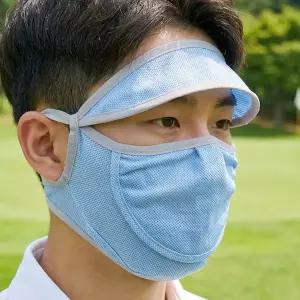 (국산) 하후캐나다 자외선차단 쿨마스크/ 썬캡 모자 얼굴햇빛가리개 페이스가드