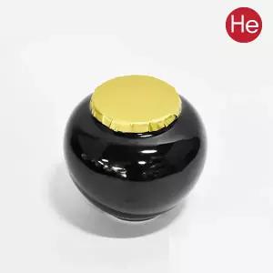 단지용기 입구 밀봉스티커(중) 5호 4매 지름10cm 경옥고단지 소금항아리 도자기 봉합 금박
