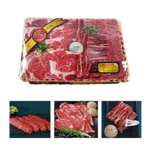 한우 3종구이 선물세트 [1.0kg]/갈비살/살치살/꽃등심/특수부위