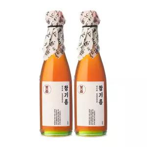 압구정 현대방앗간 35년전통 저온압착 100% 통참깨 방앗간 참기름 300ml 총(2병)