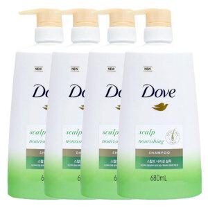 도브 스칼프 너리싱 샴푸 680ml 4개