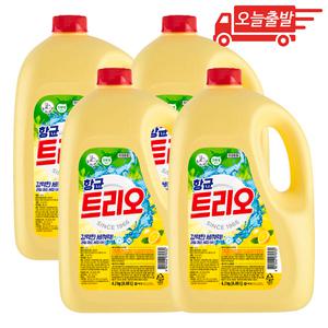 오늘출발 항균 트리오 주방세제 4.2kg 4개