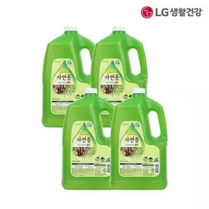 LG생활건강 자연퐁 주방세제 솔잎 3.04LX4개