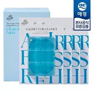 [애경]애경ST 에어후레쉬 옷장 샤쉐 걸이형 방향제 32g x4개 (아쿠아/허브)