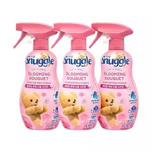 스너글 섬유탈취제 블루밍 부케 더블 소프트 470ml 3개팩