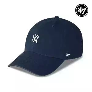 47브랜드 뉴욕 양키스 NY 스몰 로고 MLB 엠엘비 볼캡 야구 모자 네이비 B-BSRNR17GWS-NY