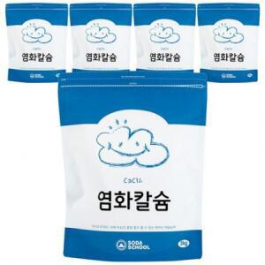 소다스쿨 구슬타입 염화칼슘 대용량 제설 제습 리필 3kg, 5개 one option