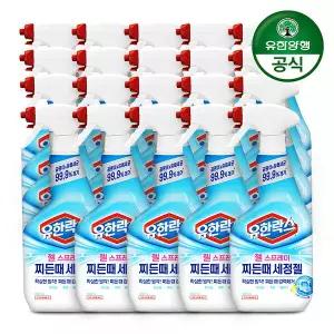 찌든때 세정젤 스프레이 600ml 20개 시트러스향 화장실 욕실 곰팡이 청소