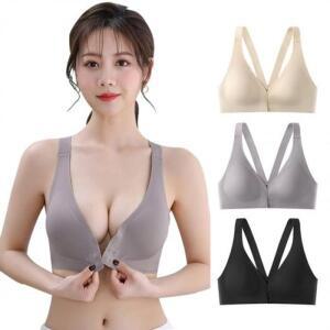 [오노마] ONM 앞후크 브래지어 노와이어 탄력 브라