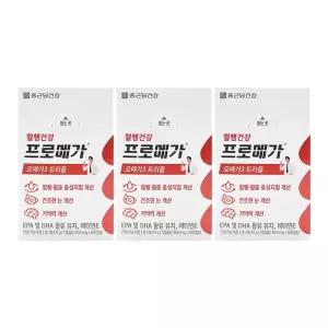 종근당건강 프로메가 오메가3 트리플 장용성캡슐 654mg x 60캡슐 x 3박스