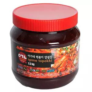 부산 깡통시장 명물 이가네 떡볶이 양념장 오리지널 1.5kg 