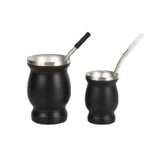 마테컵 다이어트차 마테차 예르바 허브 빨대 솔 270ML 텀블러