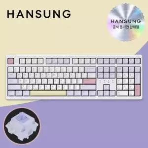 한성 TFG Cloud Max CF 동그리 퍼플하트 저소음 KTT블루 포각 키보드