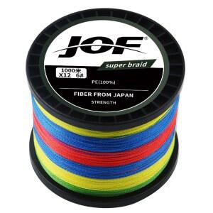 JOF 조프 합사낚시줄 PE 4종 8합사줄 1호 20호 1000M 원사 단색