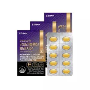 천호엔케어 데일리코어 감마리놀렌산 보라지유 600mg×60캡슐 3개 여성영양제