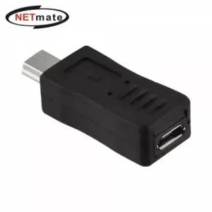 강원전자 넷메이트 USB2.0 마이크로 5핀/미니 5핀 젠더 NM-UGM08N
