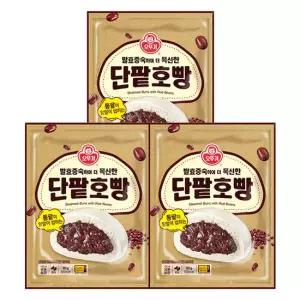 오뚜기 발효증숙 단팥호빵 360g 3개