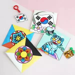 쉽게 접는 우리나라 전통 딱지(태극기,무궁화,한복,작호도,복주머니,교과연계)