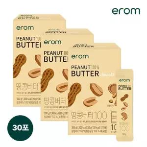 맛있는家 땅콩버터 100 3박스 총 30포) 소비기한 2026.07.31)