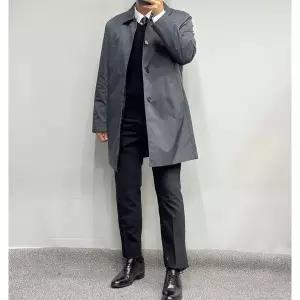 [바쏘옴므]26SS 퀼팅안감 정장 하프 트렌치 코트 WSA5-CC02-ACH