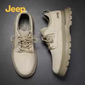 Jeep 지프 가죽 캐주얼 부츠 로우탑