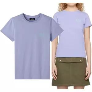 A.P.C 아페쎄 . 뉴 데니스 티셔츠 라일락 NEW DENISE T-shirt COEZC-F26848-HAD