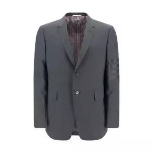 톰브라운 THOM BROWNE 25FW 클래식핏 4바 스트라이프 플레인 위빙 울 자켓 MJC001A 06146 025)