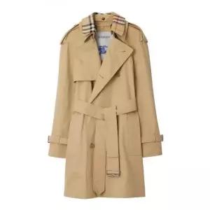 버버리 BURBERRY Checked Trench Coat 8094940) 롱 개버딘 HAMILTON 해밀턴 트렌치 코트)