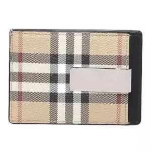 버버리 BURBERRY Check Money Clip Wallet 8084170) 체크 머니클립 지갑)