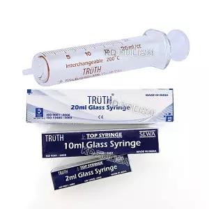 TOP 유리주사기 Luer tip 20ml 20cc