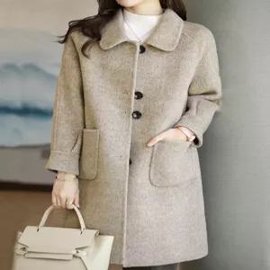 [모리스커밍홈][한정] 데일리 플랫카라 헤링본 코트_M2512CT608D