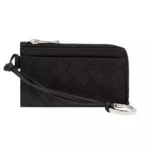보테가베네타 BOTTEGA VENETA 인트레치아토 L 지퍼 스트랩 카드 홀더 775544 VCPQ3 8803)