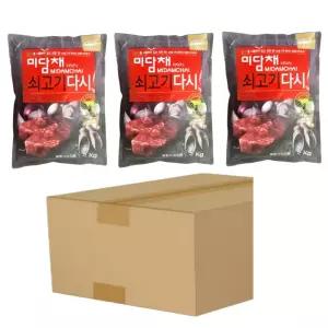 미담채 쇠고기 다시다 2kg X 3팩 (반박스) 대용량 소고기다시